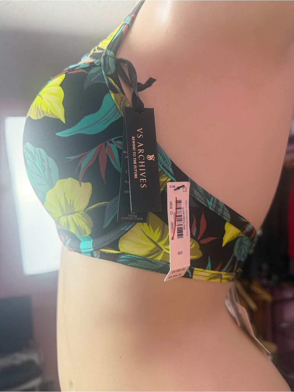 Victoria’s Secret Push-Up Bikini Set Small NWT Tropical Print - Picture 8 of 14